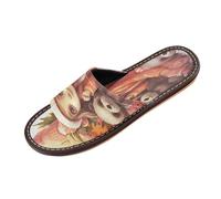 Linnyio Perrito Divertido De Navidad Chanclas de Viaje para JóVenes Ligeras Sandalias de Punta Abierta Antideslizantes para Uso Exterior Hombres Mujeres