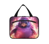 Linnyio Pulpo Enojado Despedido Neceser de Viaje Colgante, Bolsa de Maquillaje y Cosméticos,Plegables de Gran Capacidad para Baño de Mujeres Niñas