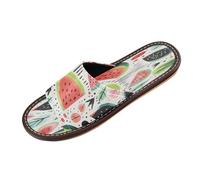 Linnyio SandíA De La Obra De Arte De La Acuarela Chanclas de Viaje para JóVenes Ligeras Sandalias de Punta Abierta Antideslizantes para Uso Exterior Hombres Mujeres