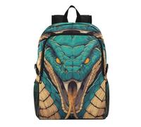 Linnyio Serpiente Feroz Poderosa Mochila Plegable Impermeable y Ligera para Senderismo y Viajes,Compactable para Actividades al Aire Libre