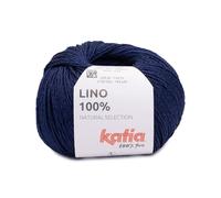 LINO 100% de Katia 50 gramos y 150 metros (36 - Azul ultramar)