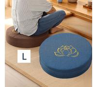 Lino de calidad para tapete de meditación de con diseño , firmeza media y soporte engrosado, para tatami en casa, uso en todas , para sentarse en con respaldo, lavable por zonas, regalo del Día de la
