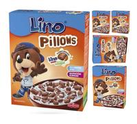 Lino Pillows con relleno de lino Lada oscuro Muesli cereales 250 gramos x 5 cajas
