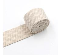 LINOC Cinta de Lona de 5 Metros y 30-32mm de Ancho, Correa de algodón y poliéster, Accesorios para cinturón de Costura, Mochila para Exteriores, Piezas para Bolsos