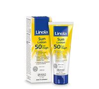 Linola Sun Lotion 100 ml | FPS 50 | Filtro UVA y UVB | Protección solar para bebés, niños pequeños y adultos con piel sensible o seca | Cuidado médico de la piel | Desarrollado por expertos