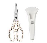 Linoroso Tijeras de cocina profesionales Tijera Acero Inoxidable Ultra Afiladas con soporte magnético fabricadas con acero japonés 4034 Tijeras cocina resistentes para Pollo Pescado Carne Aves - Vaca