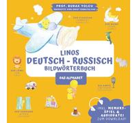 Linos Deutsch Russisch Bildwörterbuch (Alphabet): Memoryspiel & Audio zum Download (Wörterbuch für Kinder und Anfänger) - Немецко русская детская книга