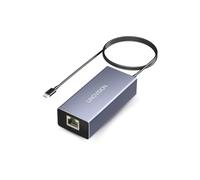 LINOVISION POE a USB-C Convertidor, Datos y carga a través de un cable, lEEE802.3af/at POE Convertir a USB Tipo C con Ethernet 10/100Mbps, 9V/2.22A o 5V/2A de salida,Adecuado para teléfonos y tabletas