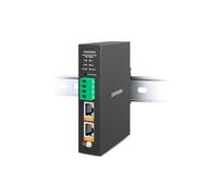 LINOVISION Splitter PoE++ Gigabit Industrial 90W con IEEE802.3bt y Salida DC 5/9/12/24V, Montaje en Carril DIN, de IEEE802.3bt a PoE y Alimentación DC para Cámaras PTZ y Control de Acceso