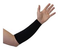Linphelle Funda fístula de microfibra para antebrazo, banda para cubrir fístula arteriovenosa para diálisis en tejido antibacteriano y de diseño, color negro, talla 1