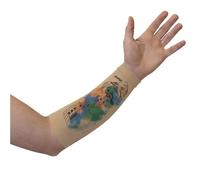Linphelle Funda fístula de microfibra para antebrazo, banda para cubrir fístula arteriovenosa para diálisis en tejido antibacteriano y de diseño, fantasía de música, talla 1