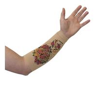 Linphelle Funda fístula de microfibra para antebrazo, banda para cubrir fístula arteriovenosa para diálisis de tejido antibacteriano y diseño, diseño de candado, talla 2