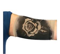 Linphelle Protector PICC Brazo en Microfibra - Cubre PICC Line Transpirable y Cómodo, Ideal como Protector Cateter Picc, Medidor De Glucosa, Tattoos y Heridas, Rosa Negra, Tamaño Pequeño