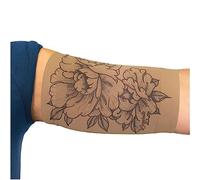 Linphelle Protector PICC Brazo en Microfibra - Cubre PICC Line Transpirable y Cómodo, Ideal como Protector Cateter Picc, Medidor De Glucosa, Tattoos y Heridas, Flores de Playa, Tamaño Pequeño