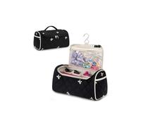 Linpr Bolsa de Almacenamiento de Viaje para Dyson Airwrap, Arco Negro | Estuche Organizador Compatible con Airstrait/Supersonic Accesorios Styler, Bolsa Portátil con Gancho para Plancha de Pelo