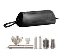 Linpr Bolsa de Almacenamiento de Viaje para Secador de Pelo Dyson Airwrap/Shark Flexstyle Complete Styler y Accesorios, Estuche de Viaje Portátil, Funda Plancha Pelo de Transporte (Negro, Capa única)