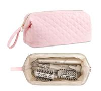 Linpr Bolsa de Viaje para Dyson Airwrap Styler/Supersonic, Rosa Claro