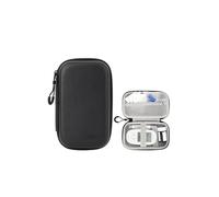 Linpr Bolsa Portátil para Suministros de Diabetes, Caja de Almacenamiento para Medidor de Glucosa en Sangre, Estuche para Guardar Tiras Reactivas y Agujas para Extracción de Sangre (Negro)