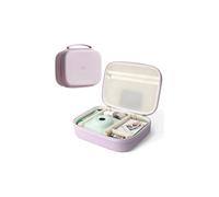 Linpr Bolsa Rígida para Cámara Compatible con Instax Mini 12/11/9/EVO, Estuche Portátil Impermeable para Cámara, con Capacidad para Película y Accesorios, Organizador de Viaje para Cámara (Púrpura)