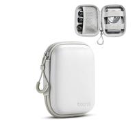 Linpr Estuche para Cámara Digital Compacta Funda Protectora Compatible con CAMKORY/Kodak PIXPRO FZ45/FZ55/Lecran/VAHOIALD/Canon IXUS 285 HS, Soporte de Almacenamiento para Accesorios (Gris Claro)