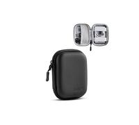 Linpr Estuche para Cámara Digital Compacta Funda Protectora Compatible con CAMKORY/Kodak PIXPRO FZ45/FZ55/Lecran/VAHOIALD/Canon IXUS 285 HS, Soporte de Almacenamiento para Accesorios (Negro PU)