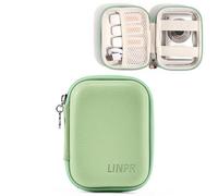 Linpr Estuche para Cámara Digital Compacta Funda Protectora Compatible con CAMKORY/Kodak PIXPRO/Lecran/VAHOIALD/Canon IXUS 285 HS, Soporte de Almacenamiento para Accesorios (Verde Menta)