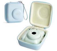 Linpr Funda Protectora Rígida para Fujifilm Instax Mini 12/13/11, Azul | Bolsa de EVA para Cámara, Estuche Portátil con Correa para la Muñeca, Bolsa de Almacenamiento para Cámara Instantánea