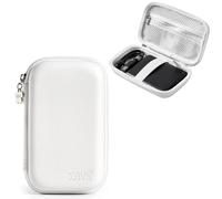 Linpr Funda Rígida Protectora para Disco Duro Externo 2,5", Blanco | Estuche de Viaje Compatible con Seagate, SanDisk Extreme Pro, WD Elements, Carcasa y Caja para SSD Portátil 1TB/2TB