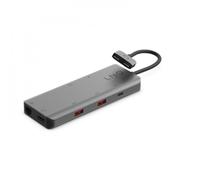 Linq 7en2 Pro 2xUSB-C a USB-C/ x2 USB-A/ HDMI/ Tarjeta SD/ RJ45