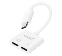 LinQ Adaptador de carga 60W Quick Charge + USB C audio,