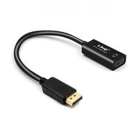 LinQ Adaptador DisplayPort macho a HDMI hembra FullHD 3D 1920x1080p,