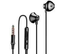 LinQ, Auriculares de nailon trenzado Kit manos libres con conector de 3,5 mm