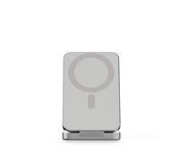 LINQ by Xtorm 3 en 1 Magnetic Wireless Power Bank & Stand 8000mAh 20W USB-C PD + carga inalámbrica múltiple aluminio reciclado premium stand plegable para iPhone Watch AirPods Silver LQWPS082