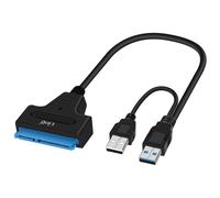LinQ Cable adaptador compacto USB 2.0 a SATA o SSD de 2,5 pulgadas,