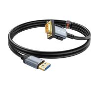 LinQ, Cable Adaptador Video DisplayPort a VGA 1.8m Resolución Full HD 1080p 60Hz