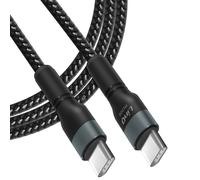 LinQ Cable USB-C a USB-C Power Delivery 60W Carga Rápida Longitud 2m Noir