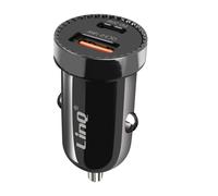 LinQ Cargador de mechero de coche 38 W Power Delivery + Carga rápida USB,