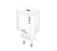 LinQ Cargador de pared USB-C 45W Power Delivery 3.0, Blanco