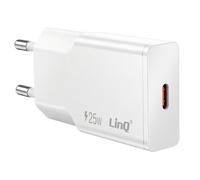 LinQ Cargador de Red Extra Plano con Puerto USB-C Power Delivery 25W