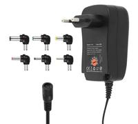 LinQ Cargador para portátil de 30W con puerto USB y 6 cabezales,