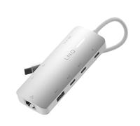LINQ Connects 8-in-1 Pro Studio-C Multiport Hub met PD, 8K HDMI en 2.5GbE Ethern