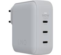 Linq Connects Cargador para portátil 140W GAN2 - Cargador Rápido con Tecnología GAN avanzada - Adaptador de Entrega de Energía USB-C para Portátil, Tablet y Smartphone