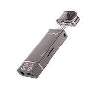 LinQ Mini Hub USB-C a Audio Jack 3.5mm Micro SD y USB-C 100W, Gris