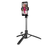 LinQ Perchero Selfie Bluetooth con Trípode Estable Soporte Giratorio,