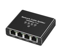 LinQ Switch Ethernet con 1 Entrada RJ45 a 4 Salidas RJ45 Velocidad 1Gbps,