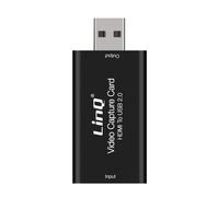 LinQ Tarjeta Capturadora Vídeo / Audio HDMI a USB 2.0 Full HD 4K UHD,