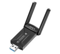 LinQ Tarjeta de red USB WiFi 600Mbps y Bluetooth 5.4 de doble banda,