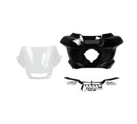 LinQianBhD Faros Delanteros Para FXLRST Para 1YXZ Para LOW Para RIDER ST 2022 2023 Carenado Faro Motocicleta Parabrisas Transparente(Clear)