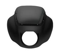 LinQianBhD Faros Delanteros Para Street Para Bob Para FXBB Para Low Para Rider Para Softail Para Motocicleta Estándar Carenados Faros Parabrisas Soporte(Matte Black Fairing)