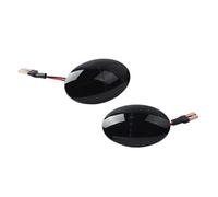 LinQianBhD Intermitente Recambio Para Opel Para Corsa B Para Astra F Para Combo Para Sintra 1993-2006 2 Uds Luces Intermitentes Negras Luz Guardabarros Coche